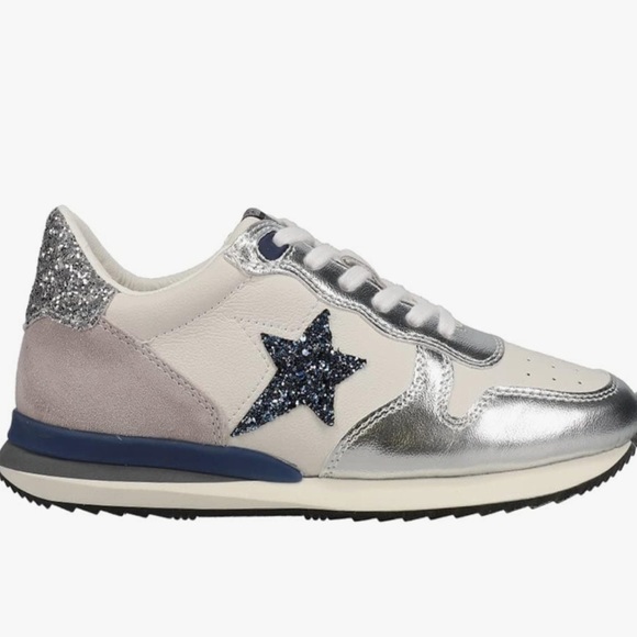 NIB VINTAGE HAVANA Rock Navy Glitter Multi - Picture 1 of 5